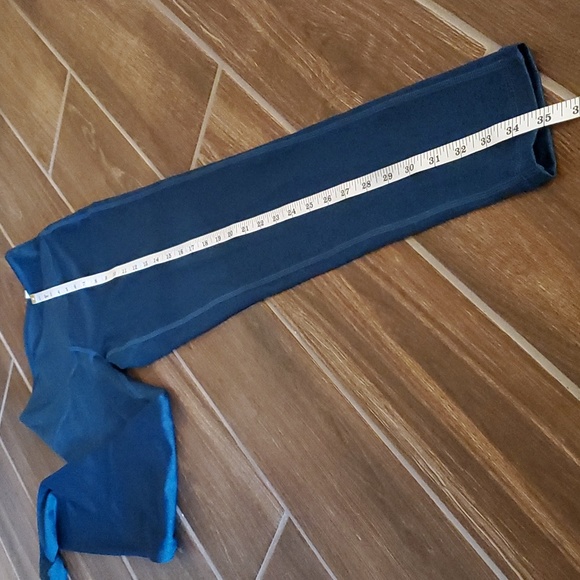 NWT Jenni Full Length Leggings Cross Band Front Legion Blue Women XS - Picture 10 of 10